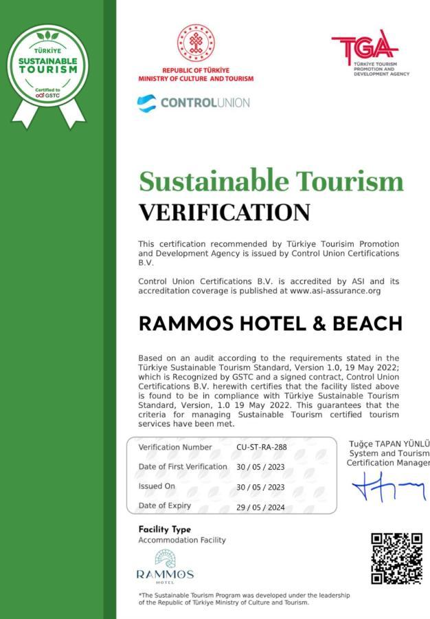 Rammos Managed By Dedeman Hotel Bodrum Ngoại thất bức ảnh